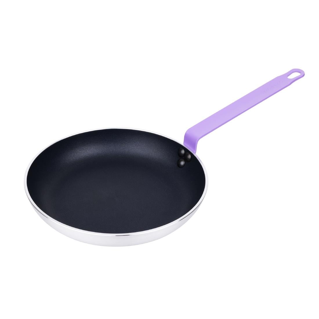 Hygiplas Aluminium Non-stick Teflon Platinum Plus Frying Pan Purple 28cm HT969