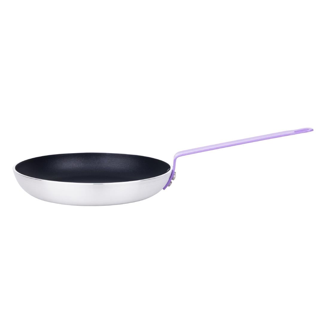 Hygiplas Aluminium Non-stick Teflon Platinum Plus Frying Pan Purple 28cm HT969 - Image 3