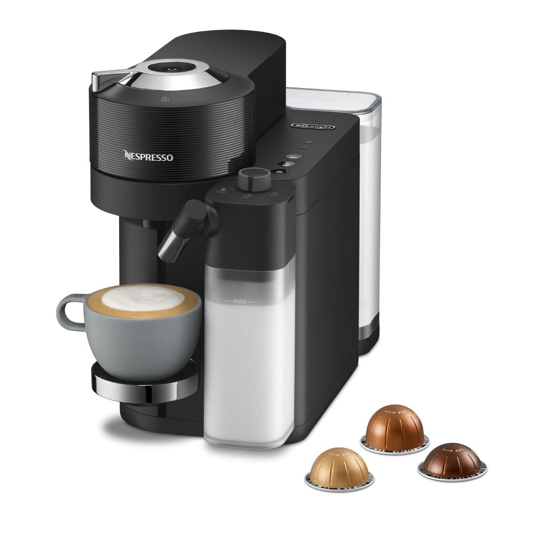 De'Longhi Nespresso Vertuo Lattissima Coffee Machine Black ENV300 HW194