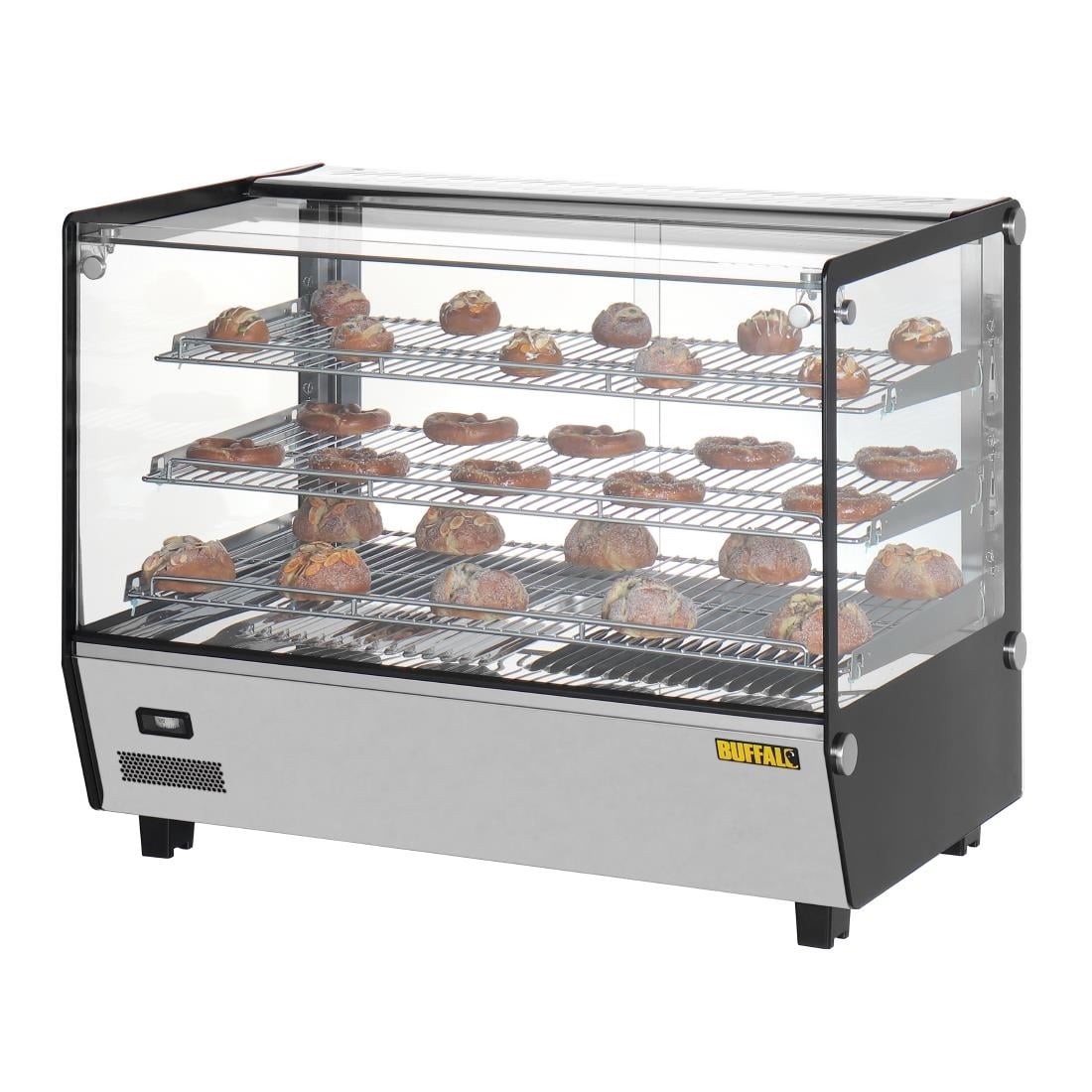 Buffalo Square Countertop Heated Display Merchandiser 160Ltr HW924 - Image 4