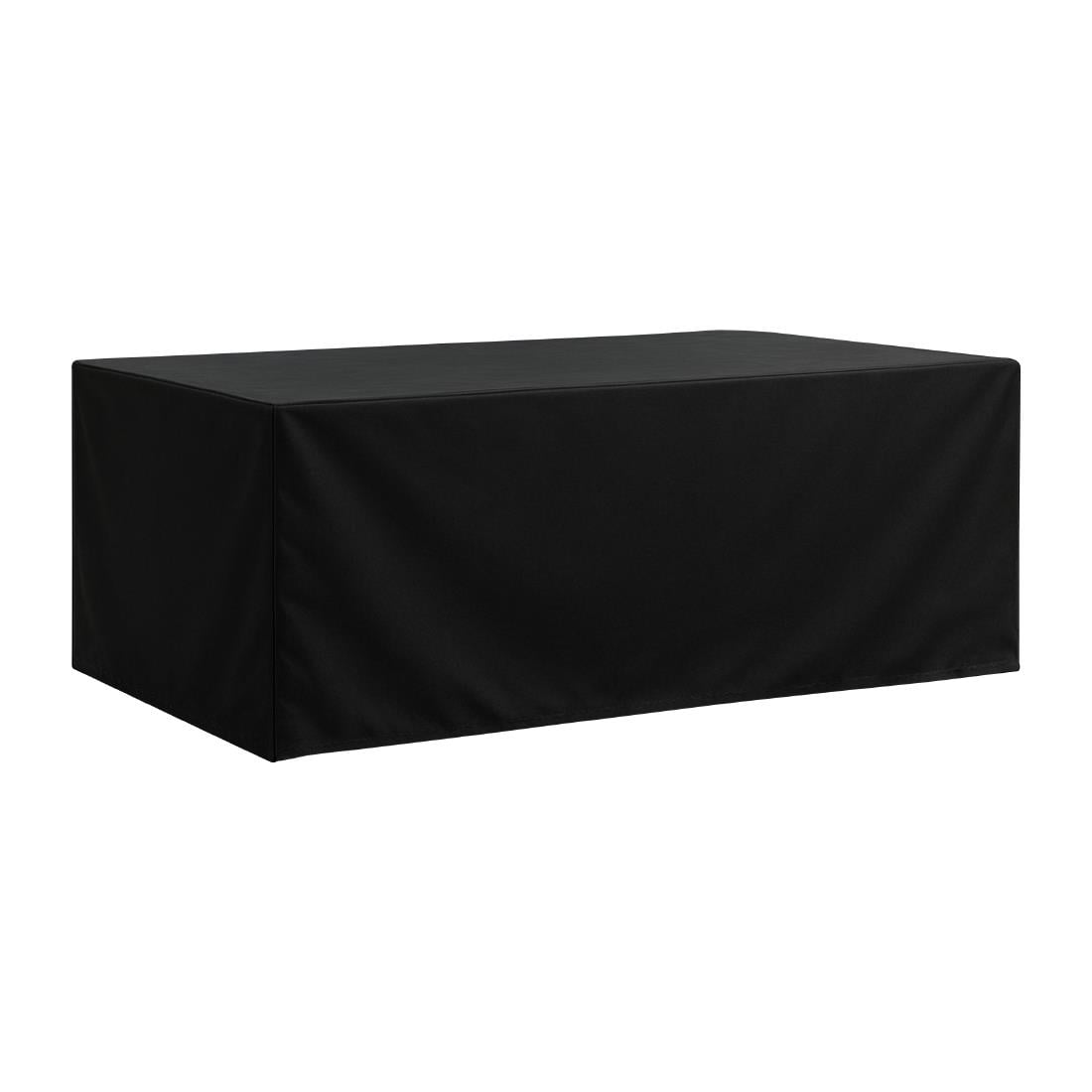Bolero Rectangular Outdoor Chair & Table Cover Black 3100x1500mm HW963