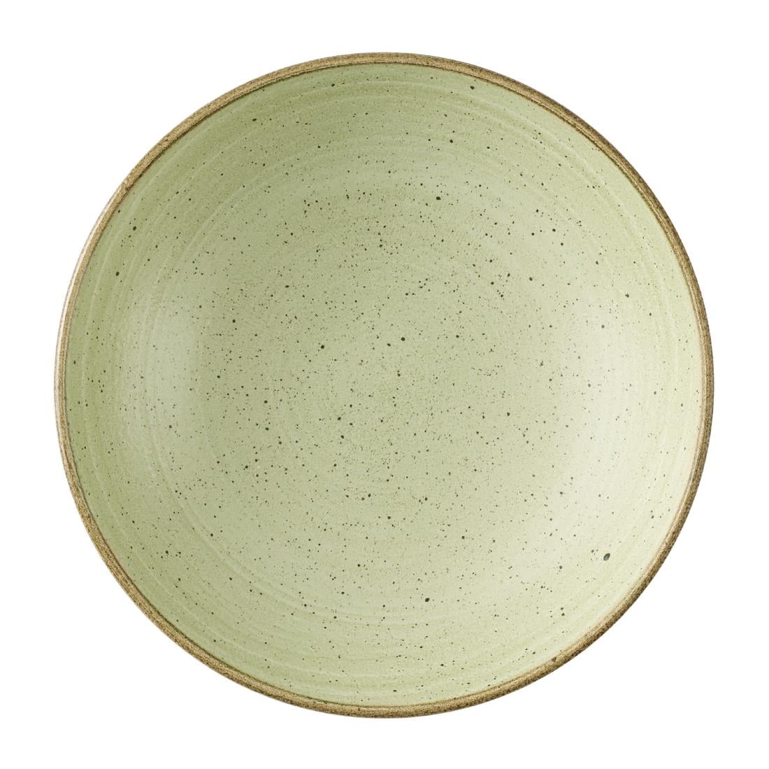 Churchill Stonecast Raw Green Coupe Bowls 184mm (12 Pack) HX043
