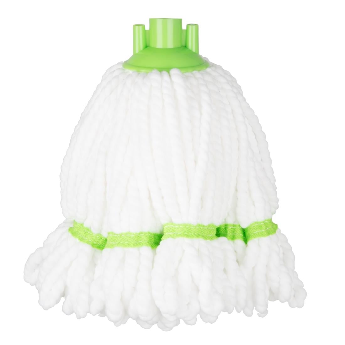 Jantex Connect Microfibre Mop Head Green Stripe 150g HX251