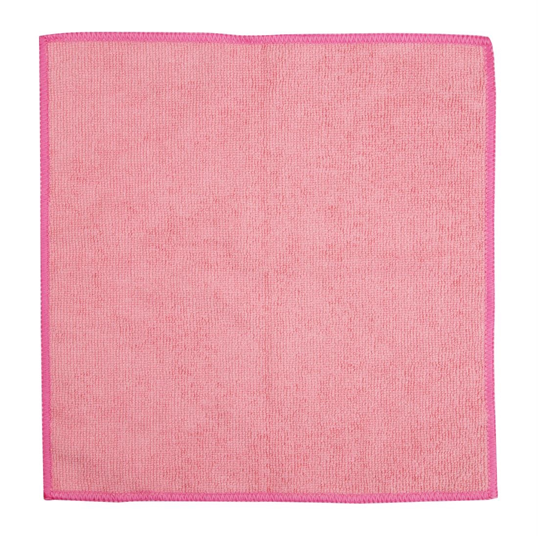 Jantex Microfibre Cloths Pink (5 Pack)