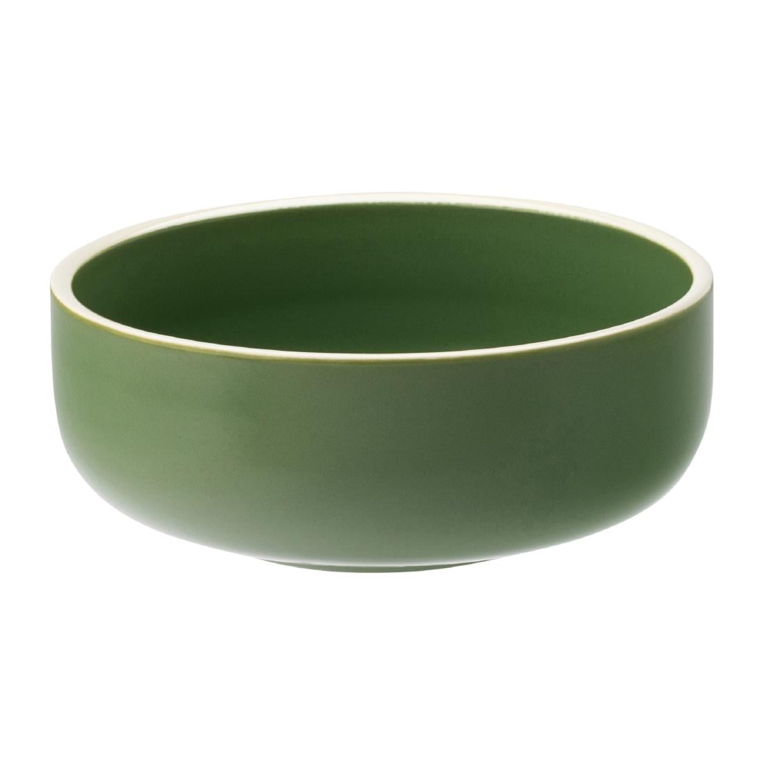 Utopia Forma Bowls Forest Green 145mm (6 Pack) HX334