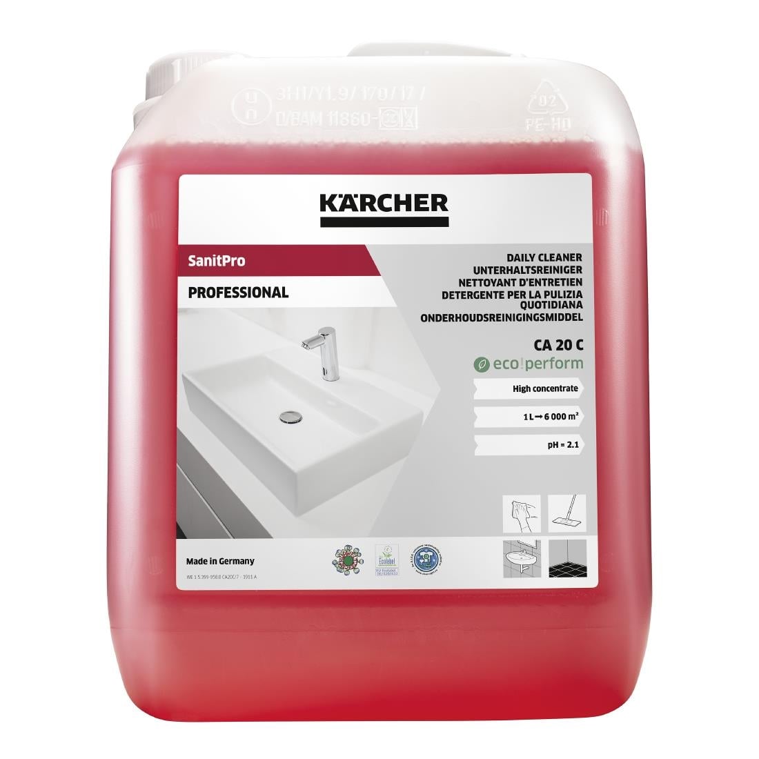 Karcher SanitPro Daily Cleaner CA 20 C eco!perform 5Ltr HX437
