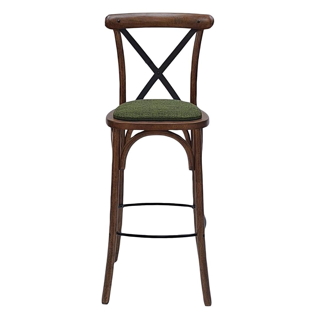 Bristol Bar Chair in Vintage with Shetland Forest Seat HX892 - Image 2