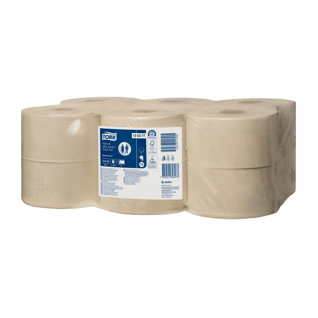 Tork Natural Mini Jumbo Toilet Rolls Adv