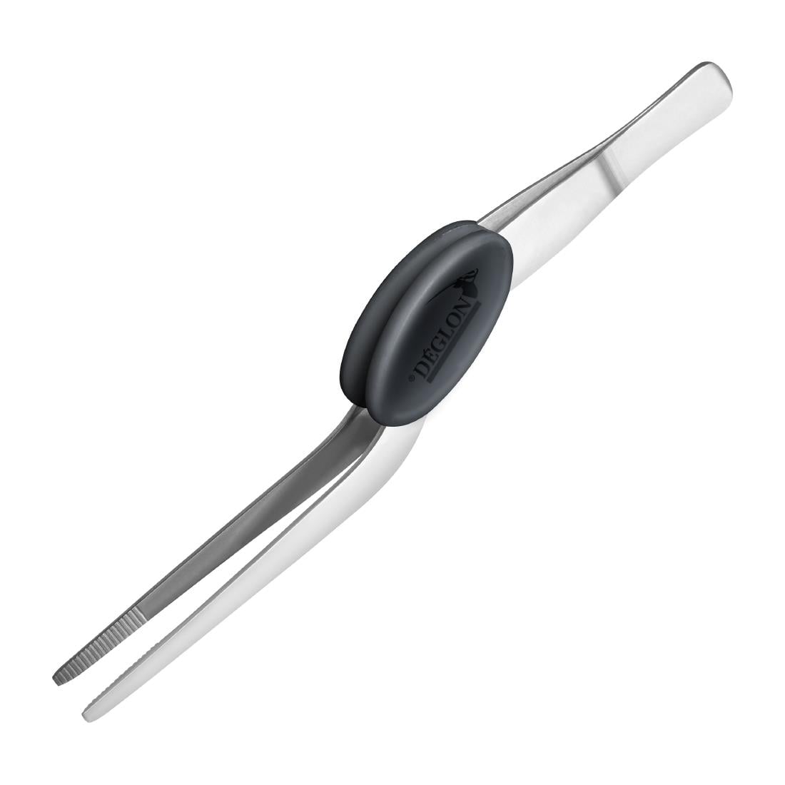 Deglon Precise Dressing Tweezers Bent 16cm HY083