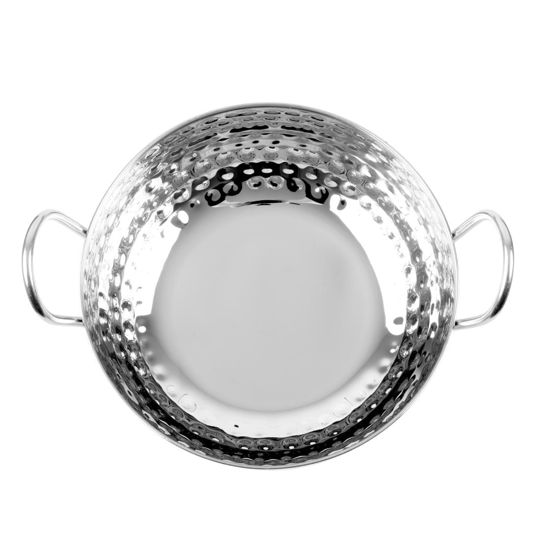 Olympia Table Presentation Hammered Kadai Dish Stainless Steel 170mm HY106 - Image 3