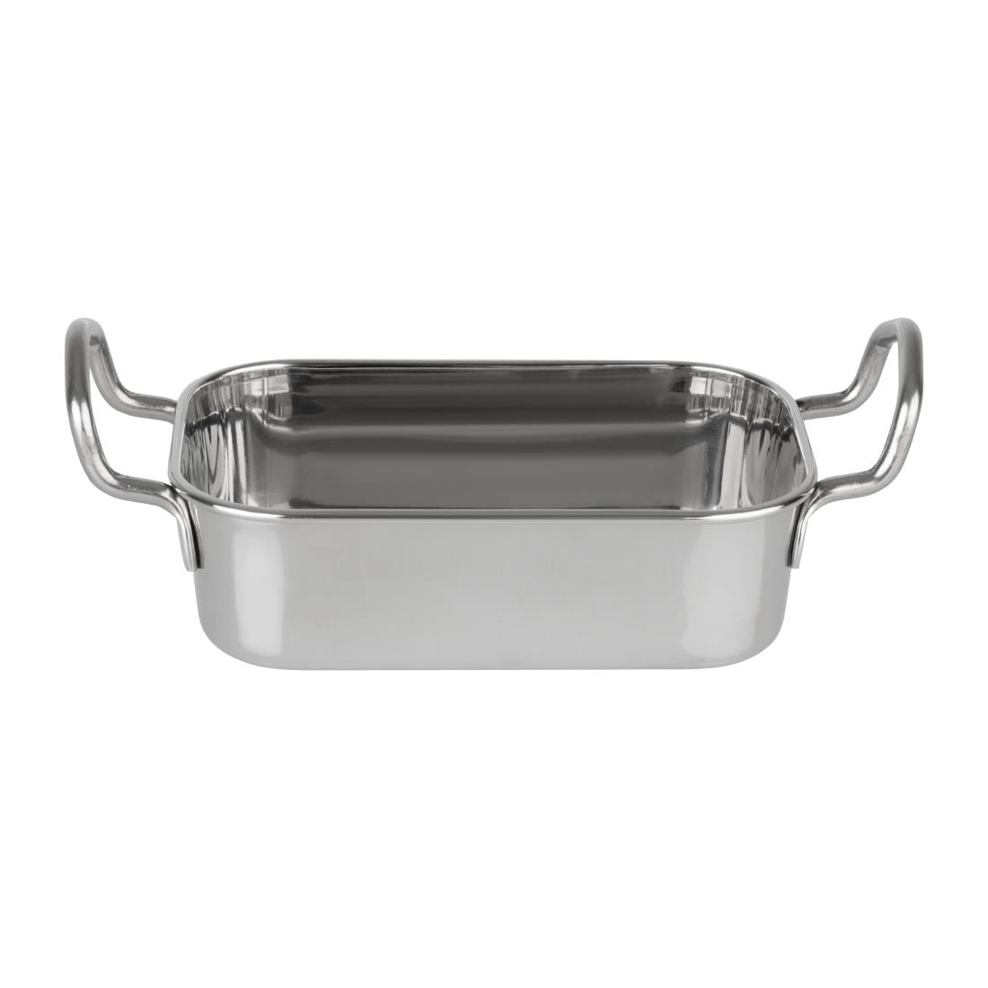 Olympia Table Presentation Rectangular Dish Stainless Steel 140x90mm HY122