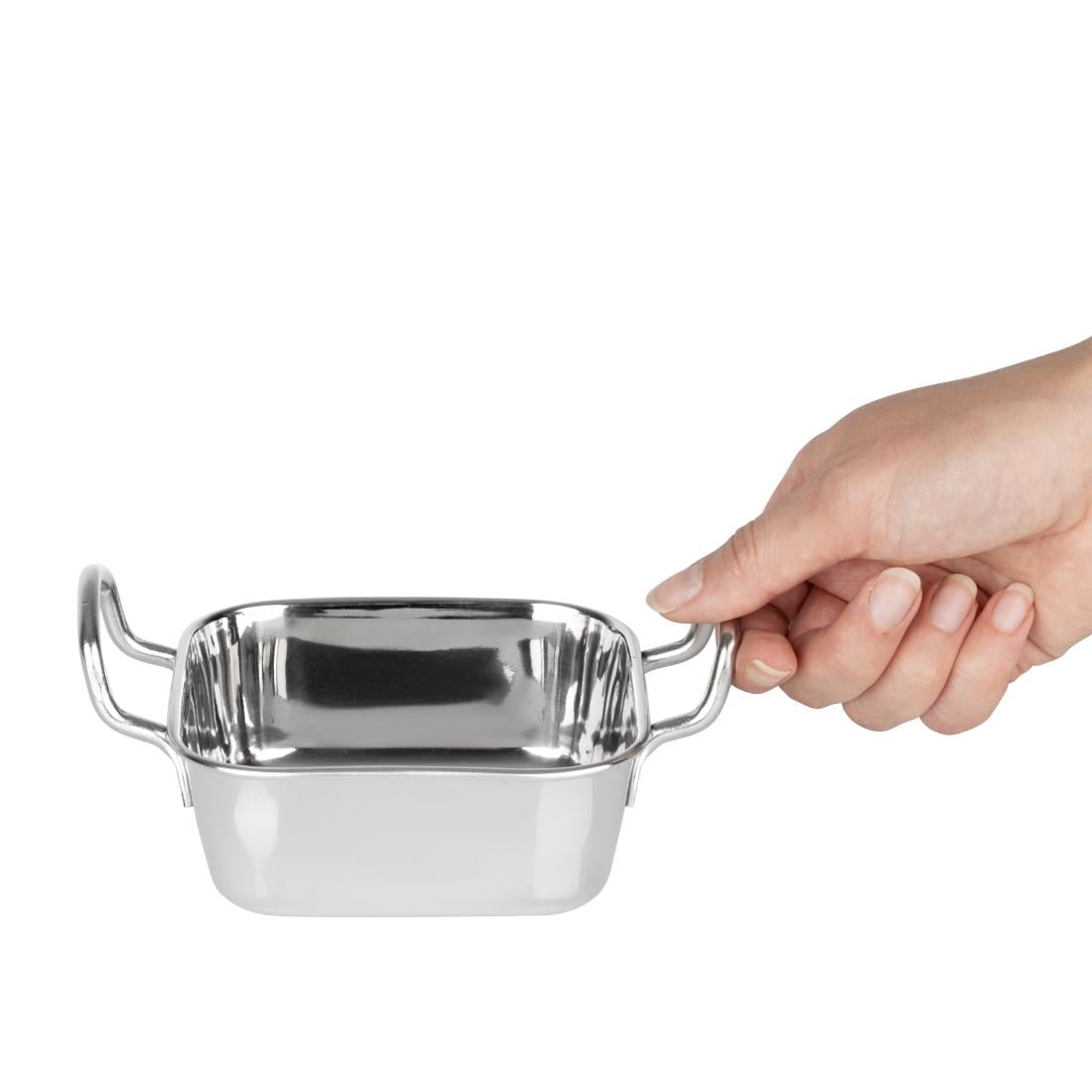 Olympia Table Presentation Square Dish Stainless Steel 115x115mm HY123 - Image 8