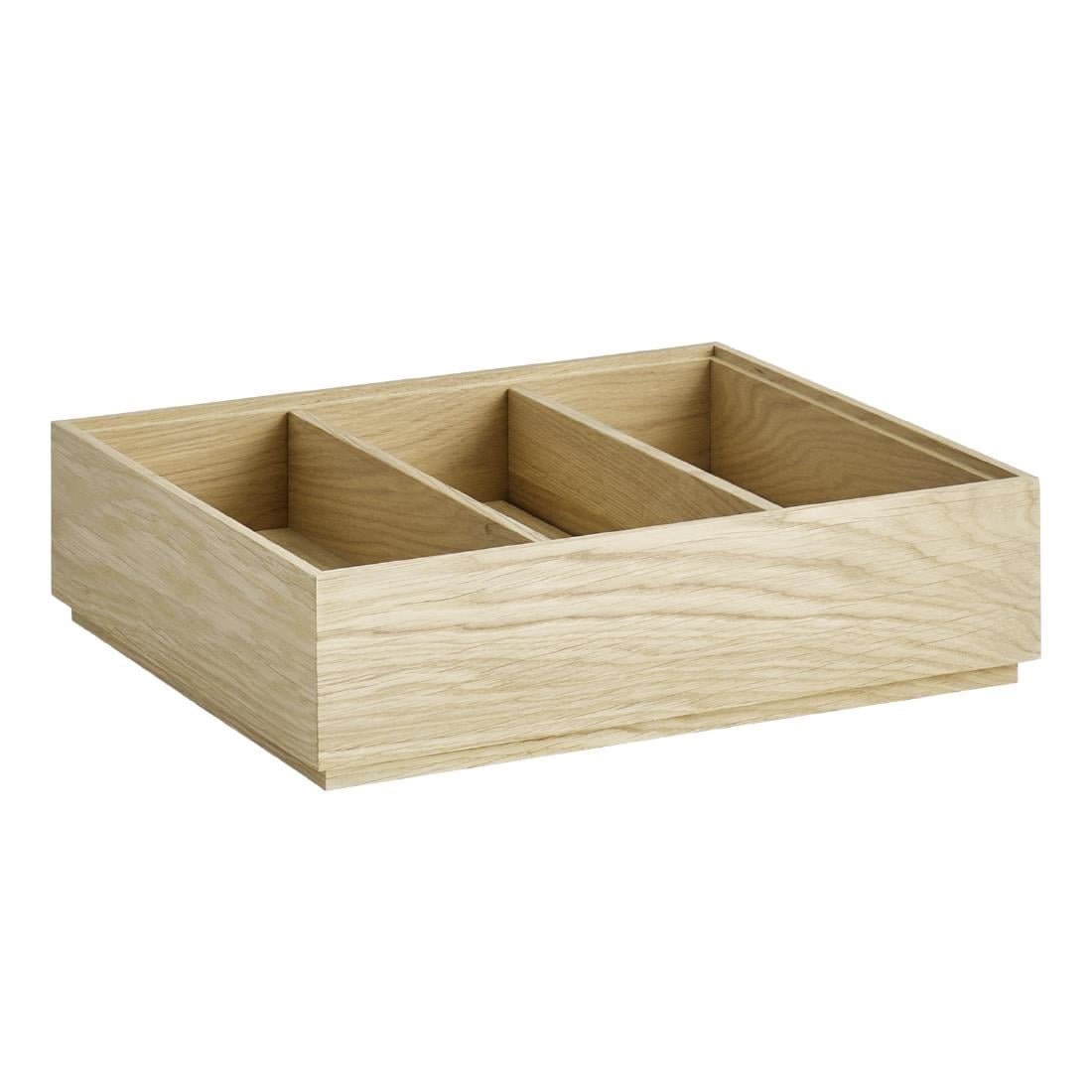 APS Inserts For GN 1/2 Wooden Box Black 300x240x60mm HY268