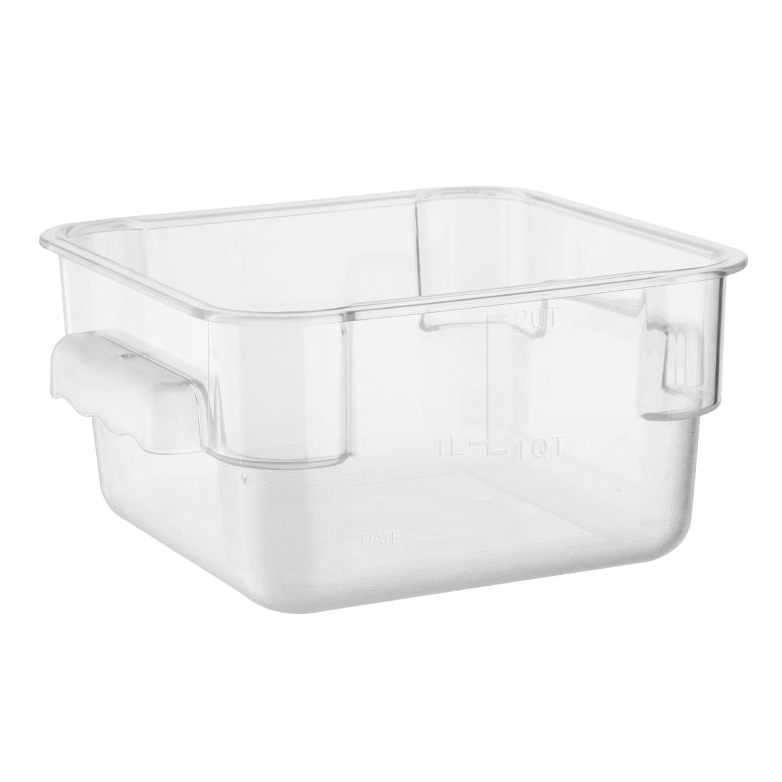 Hygiplas Polycarbonate Square Storage Container 1.5Ltr HY400