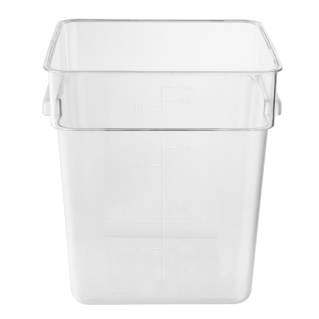 Hygiplas Polycarbonate Square Storage Container 15Ltr HY405 - Image 2