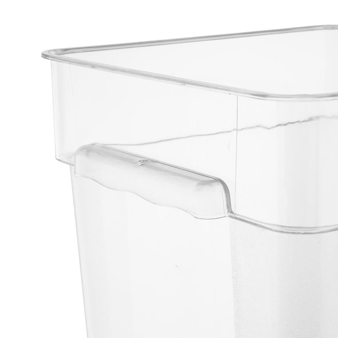 Hygiplas Polycarbonate Square Storage Container 15Ltr HY405 - Image 3