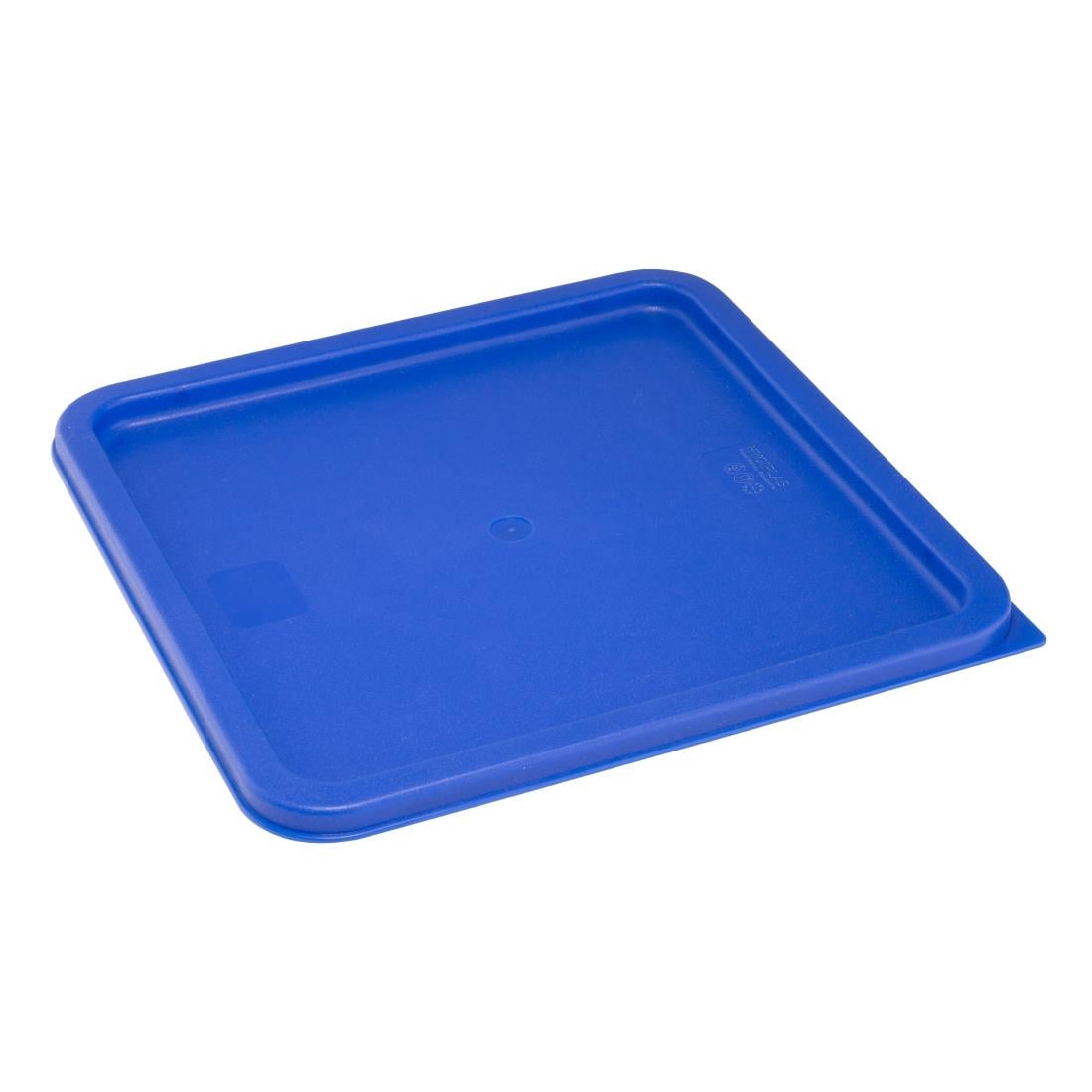 Hygiplas Square Food Storage Container Lid Blue Large HY412