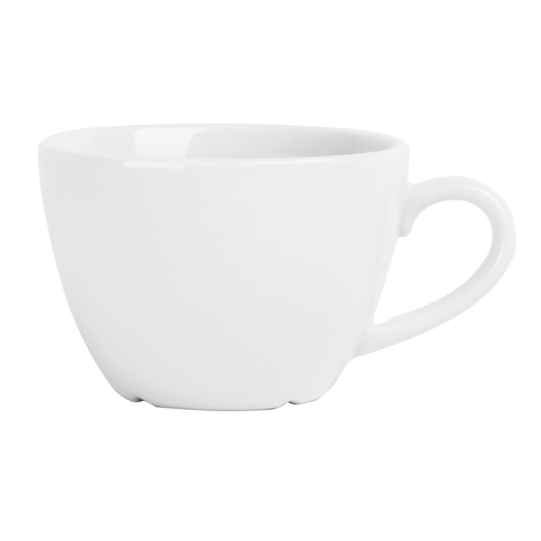 Olympia Whiteware Flat White Cups 170ml (12 Pack) HY539 - Image 2