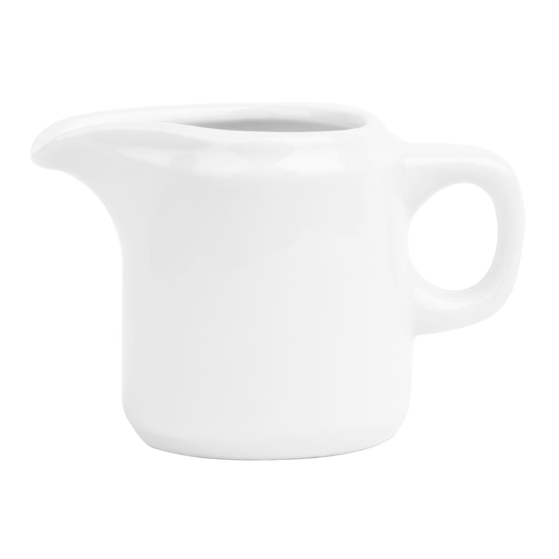 Olympia Whiteware Handled Jugs 130ml (12 Pack) HY544 - Image 2