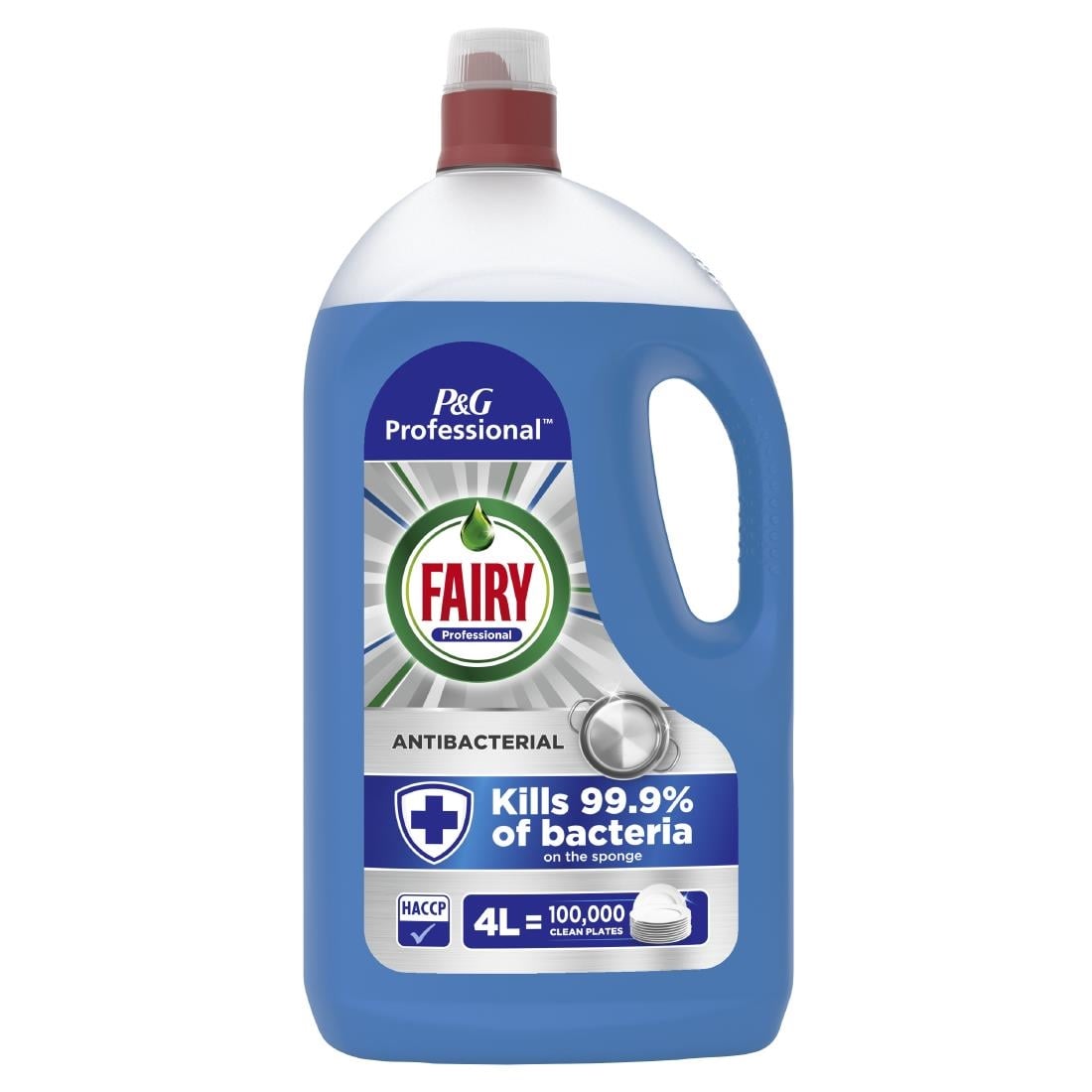 Fairy Professional Super Concentrated Washing Up Liquid Antibacterial 4Ltr (2 Pack) HY899