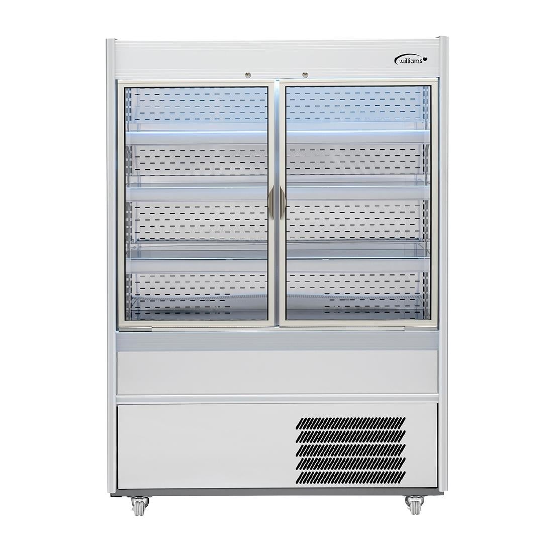 Williams Slimline Gem Multideck Fridge White with Hinged Front Door R125-WCD-HFD HZ274