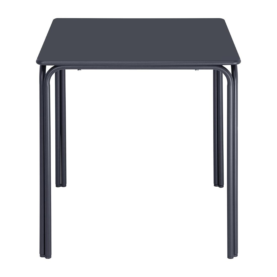 Bolero Adeline Steel Square Table 700mm Slate Blue HZ355 - Image 2
