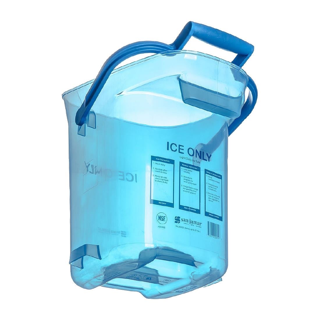 San Jamar Light Duty Ice Tote HZ583 - Image 2