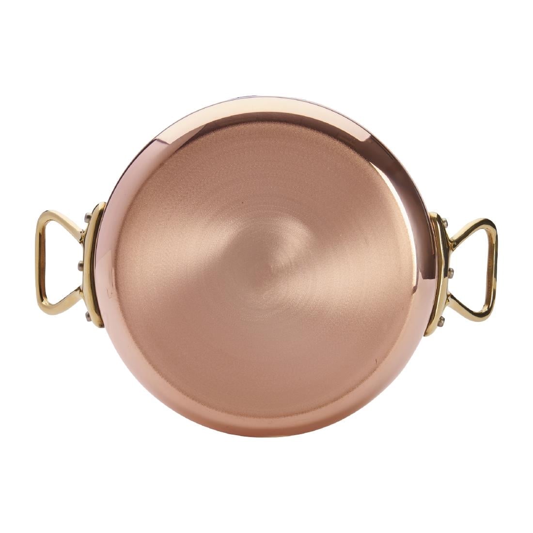 De Buyer Inocuivre Saute Pan with Lid Brass 20cm HZ624 - Image 5
