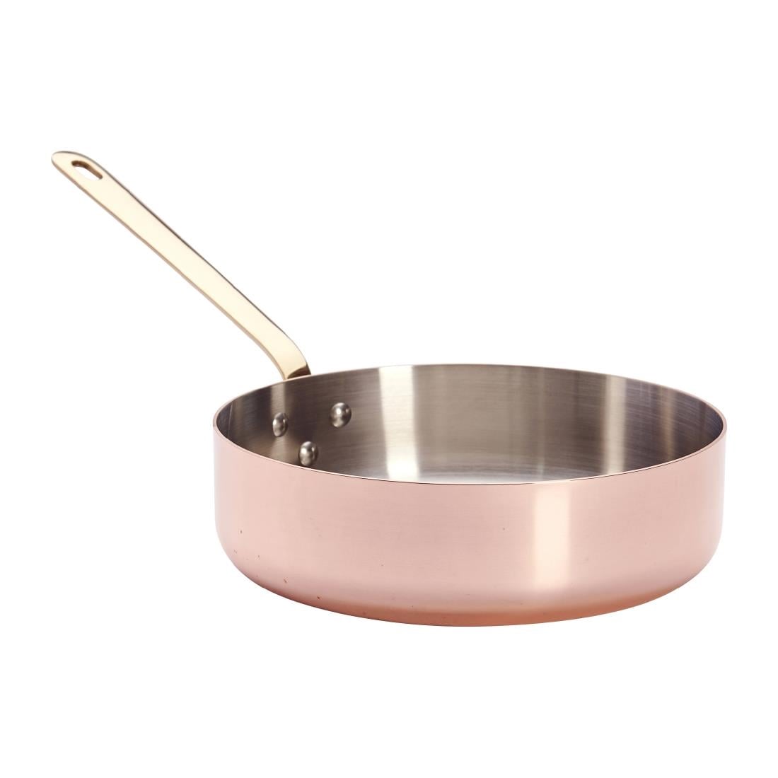 De Buyer Inocuivre Saute Pan Brass 24cm HZ633 - Image 2