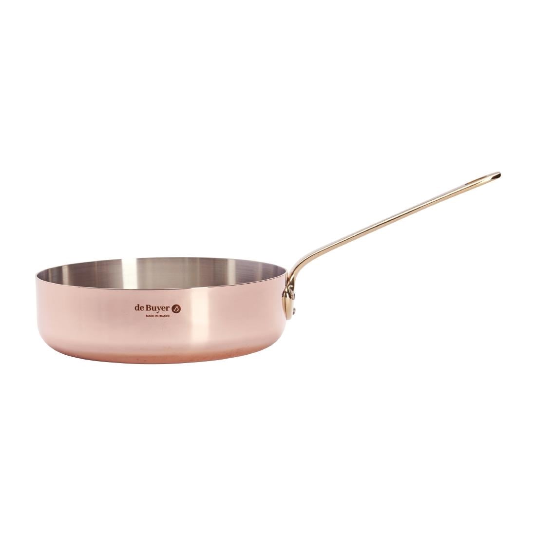 De Buyer Inocuivre Saute Pan Brass 24cm HZ633 - Image 3