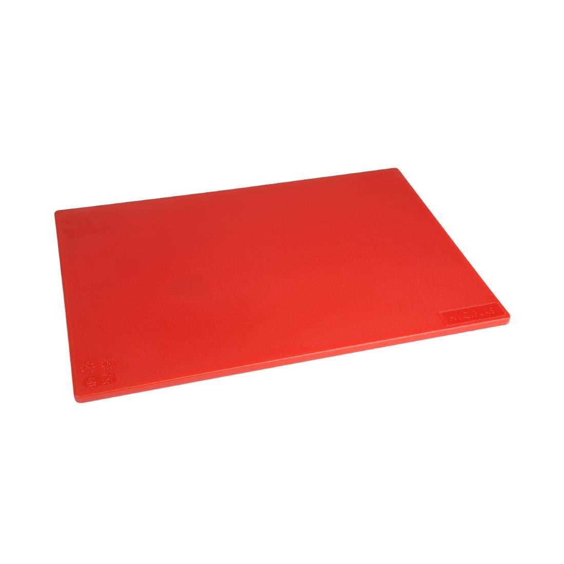 Hygiplas Low Density Red Chopping Board Standard 450x300x12mm J255
