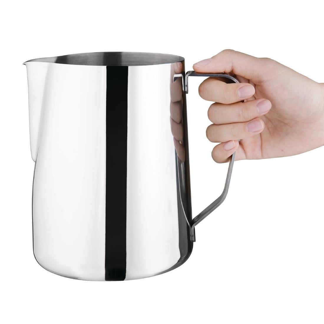 Olympia Stainless Steel Milk Jug 2Ltr J320 - Image 2