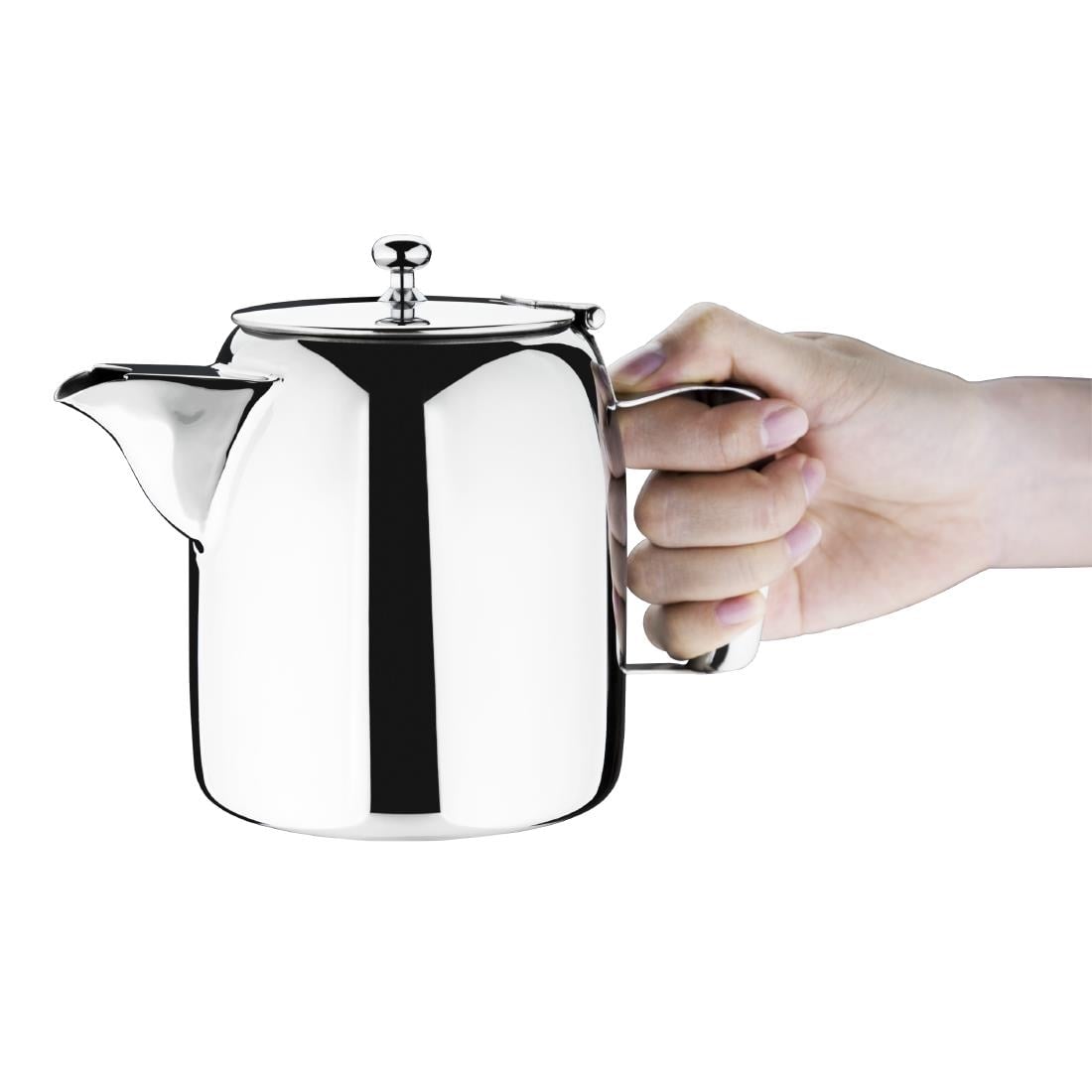 Olympia Cosmos Stainless Steel Teapot 910ml J323 - Image 3