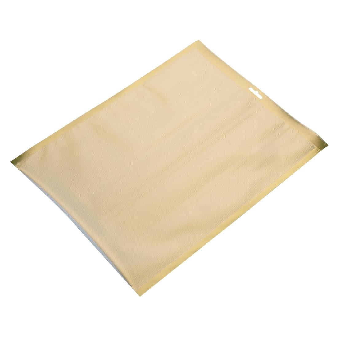 Vogue Gold Embossed Vacuum Pouches 300x400mm (100 Pack) JA023