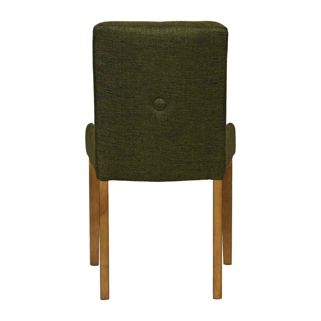 Bath Weathered Oak Dining Chairs with Forest Back & Espresso Seat (6 Pack) JA296 - Image 2