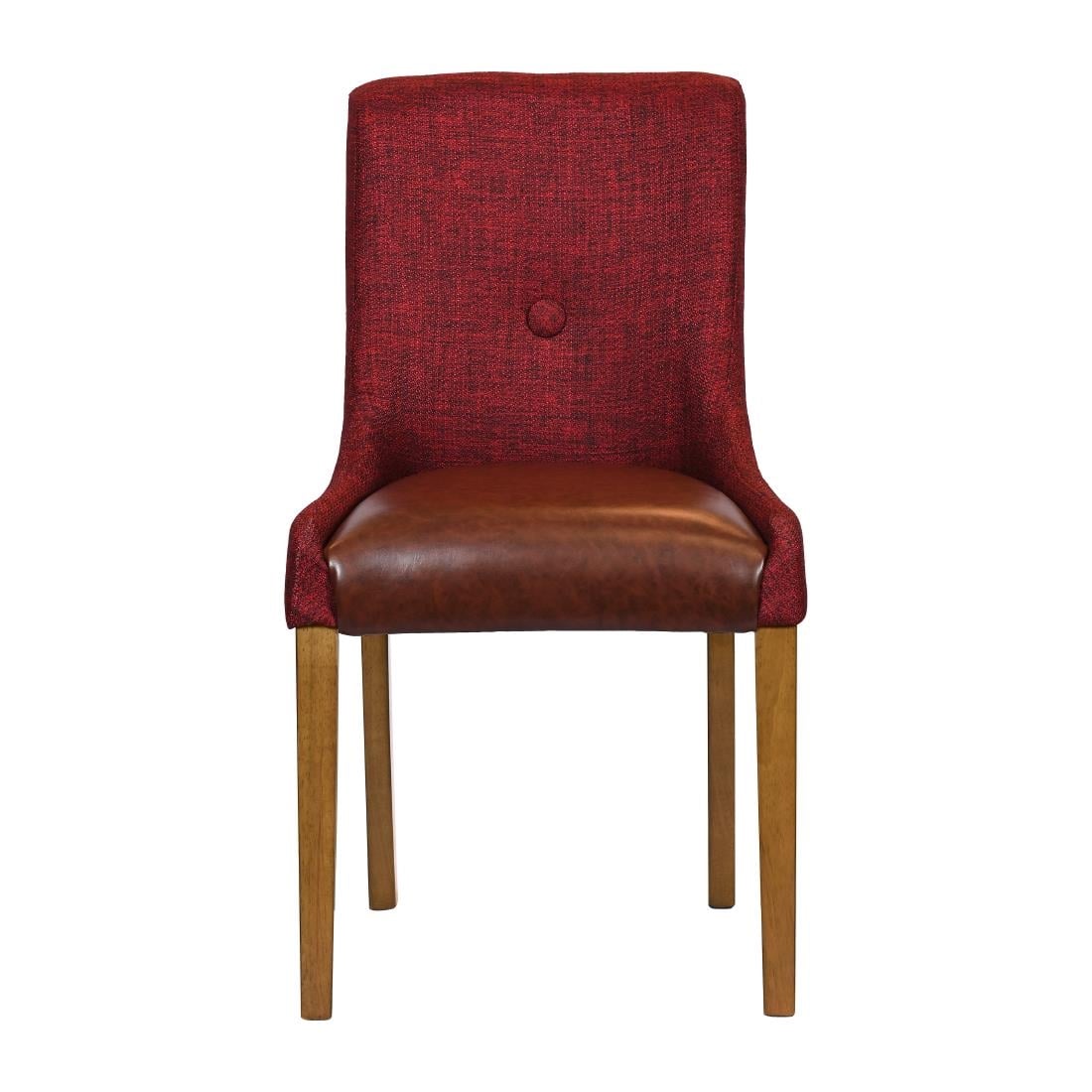 Bath Weathered Oak Dining Chairs with Scarlett Back & Espresso Seat (6 Pack) JA299 - Image 3