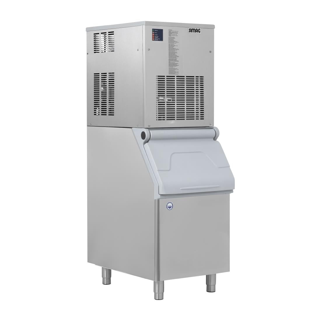Simag Modular Ice Flaker 600kg with 406kg Storage Bin & Adaptor JA564