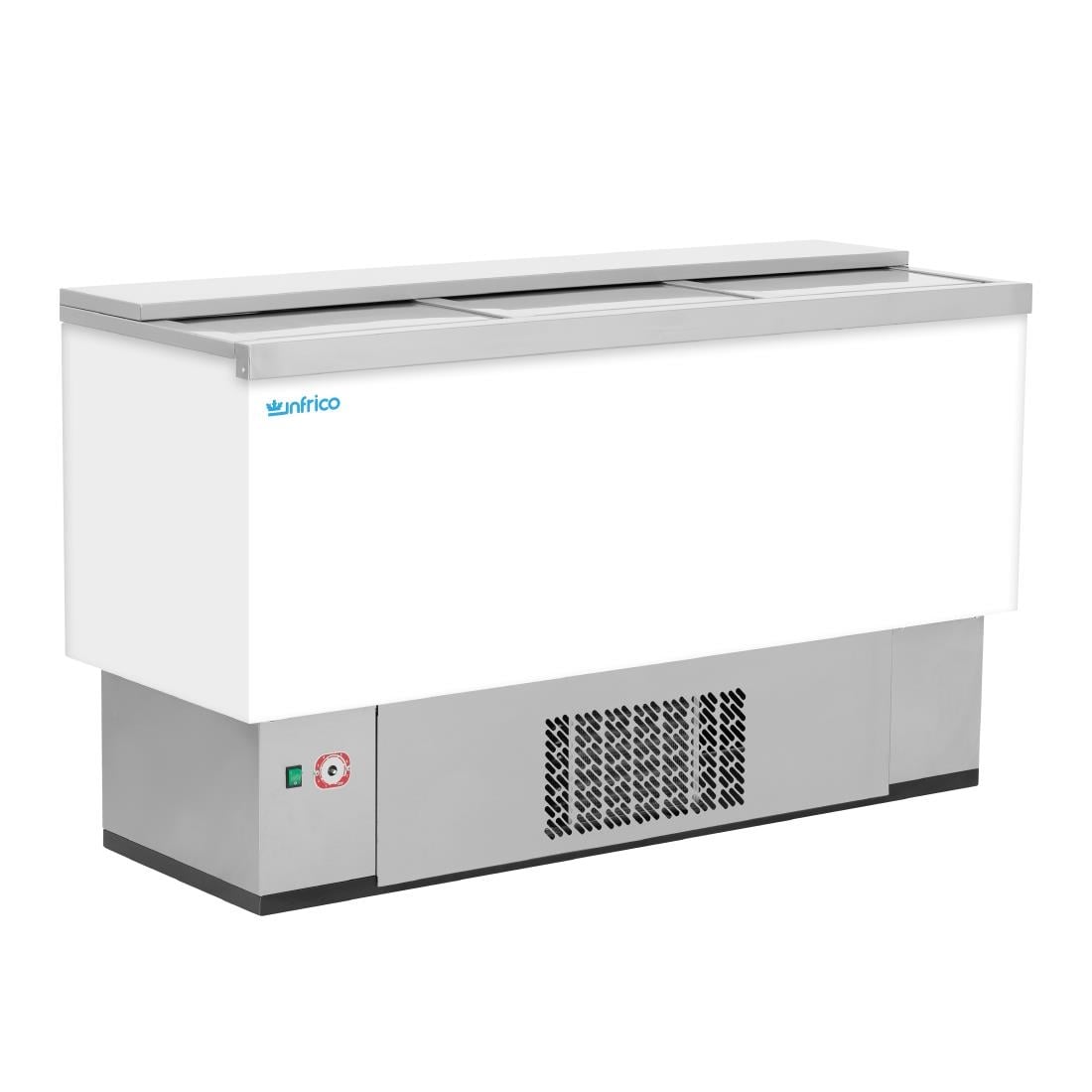 Infrico White Steel Bottle Well 270 IN-EFP1500WH JA584