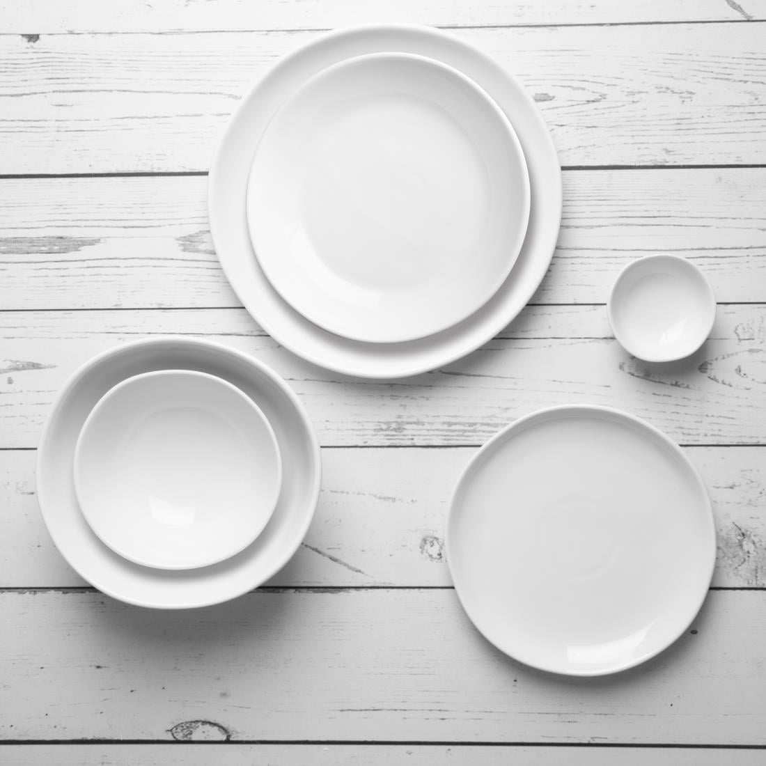Olympia Chia Plates White 200mm (6 Pack) JB176 - Image 10