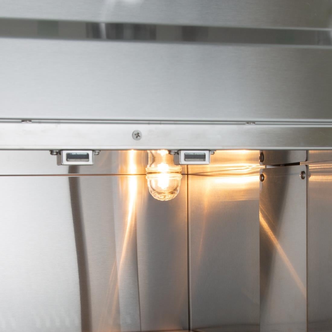 Buffalo Mobile Servery with Solid Heated Top 3x 1/1 GN JB186 - Image 8