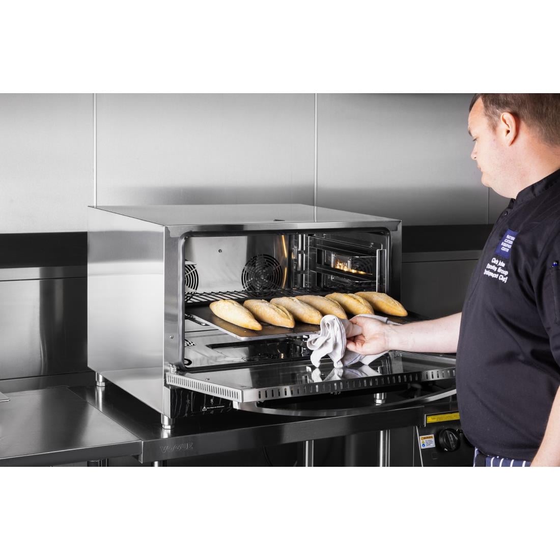 Buffalo Bakery Convection Oven with Steam 100Ltr Three Phase JB189 - Image 4