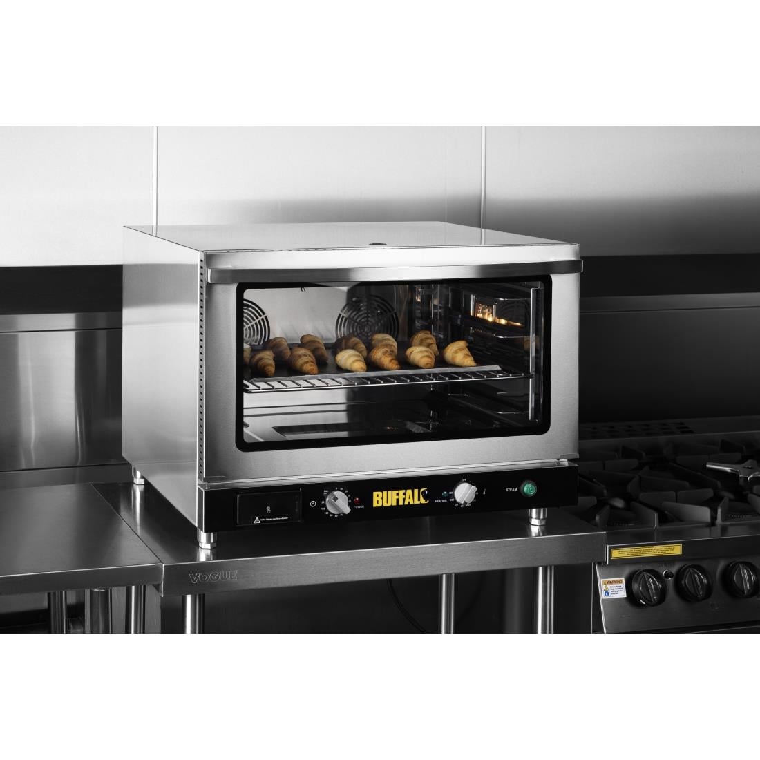 Buffalo Bakery Convection Oven with Steam 100Ltr Three Phase JB189 - Image 5