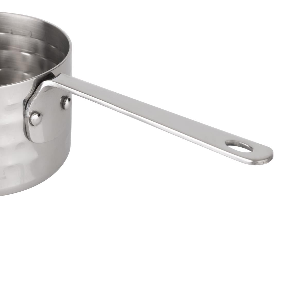 Olympia Table Presentation Mini Saucepan Hammered 70mm JB195 - Image 5