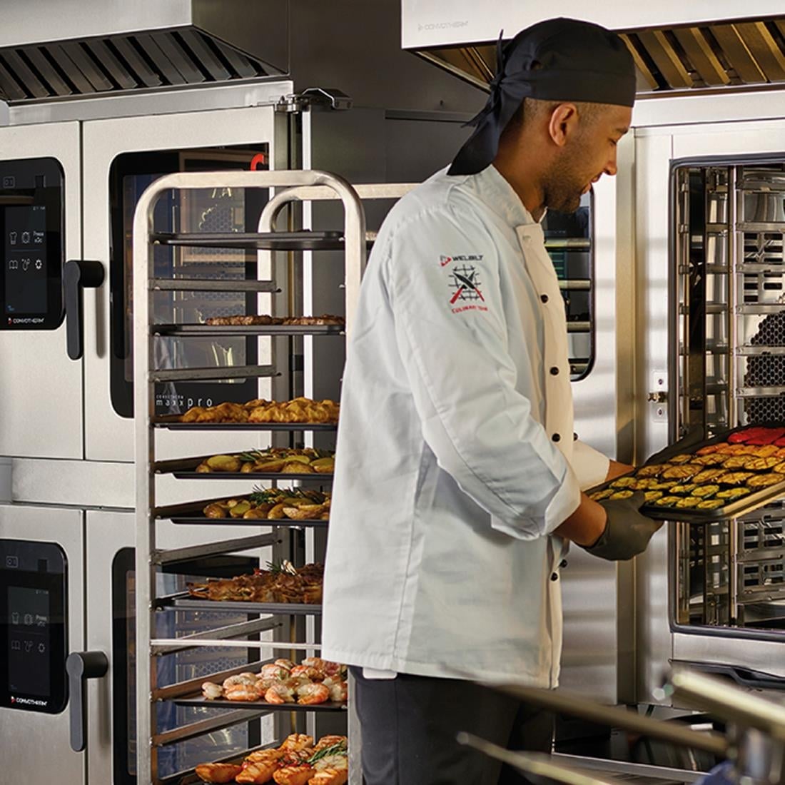 Convotherm Maxx Pro 6.10 EB easyTouch Disappearing Door Combi Oven with ConvoGrill JB202 - Image 2