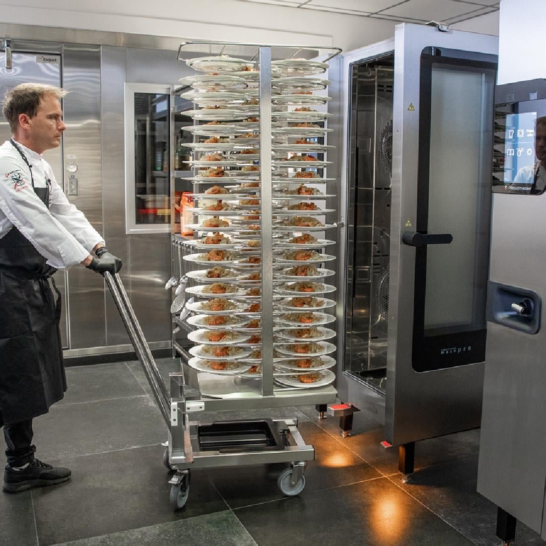 Convotherm Maxx Pro 20.20 GB easyTouch Disappearing Door Combi Oven with ConvoGrill JB288 - Image 3