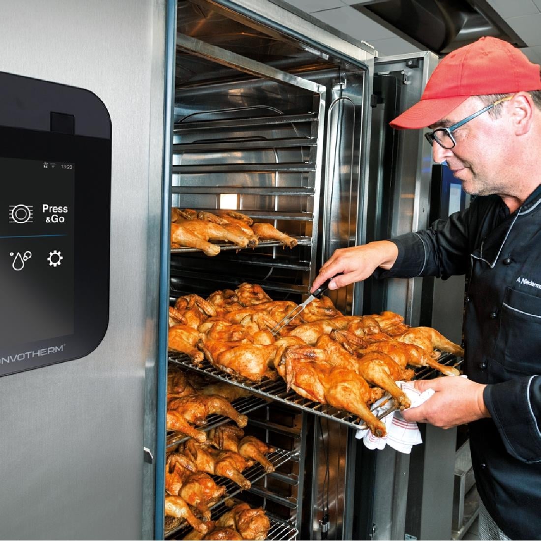 Convotherm Maxx Pro 20.20 GB easyTouch Disappearing Door Combi Oven with ConvoGrill JB288 - Image 5
