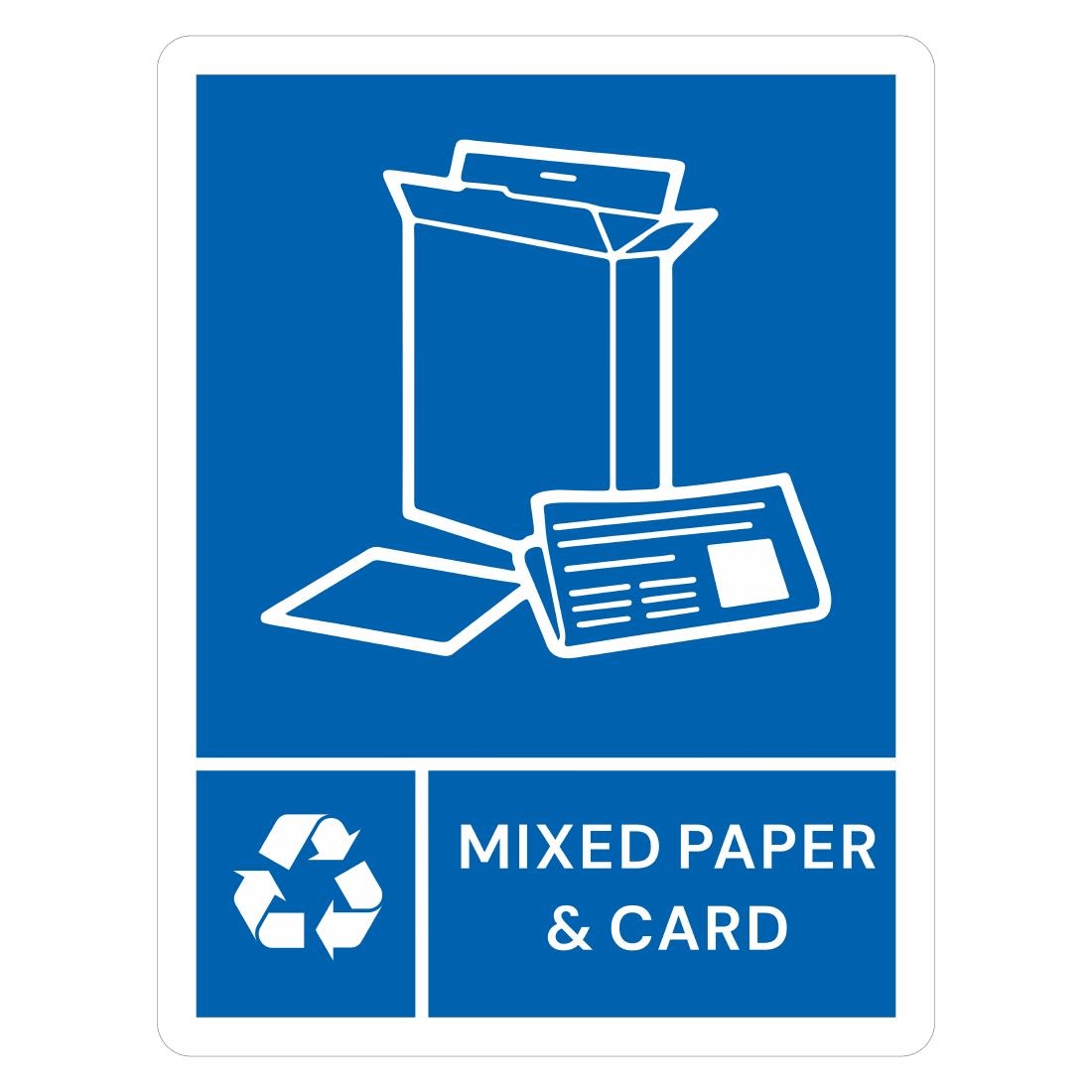 Jantex Slim Bin Label – Mixed Pape
