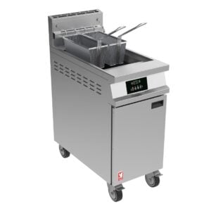 Falcon Dominator Plus Free Standing Programmable LPG Filtration Fryer on Castors G3840FP JB753