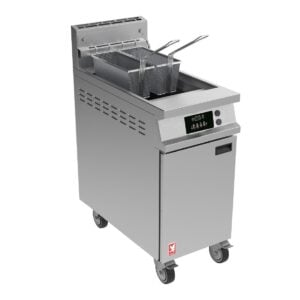 Falcon Dominator Plus Free Standing Programmable LPG Filtration Angel Fryer on Castors G3840FXP JB755