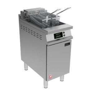 Falcon Dominator Plus Free Standing Programmable Electric Filtration Angel Fryer on Feet E3840FXP JB730